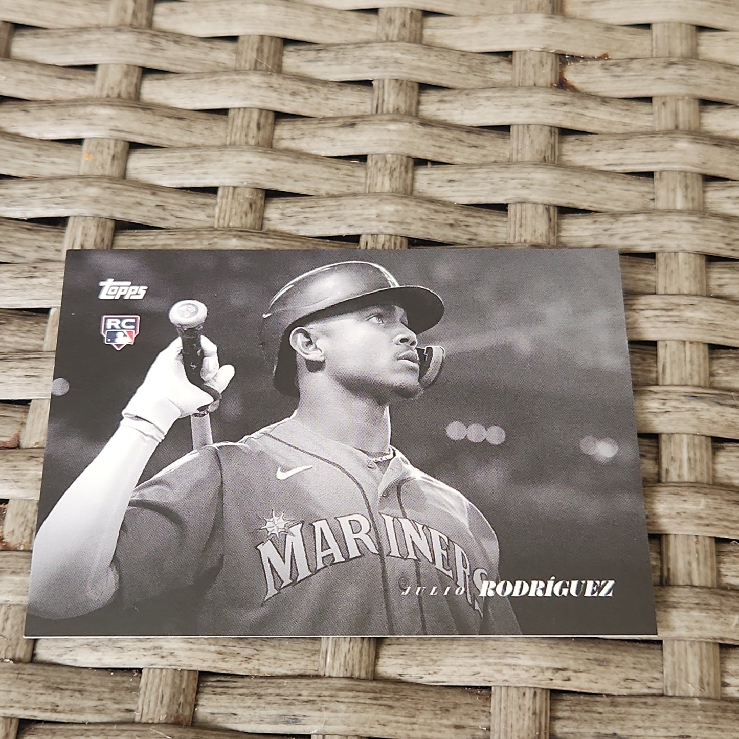 Topps Black & White Julio Rodriguez RC #85
