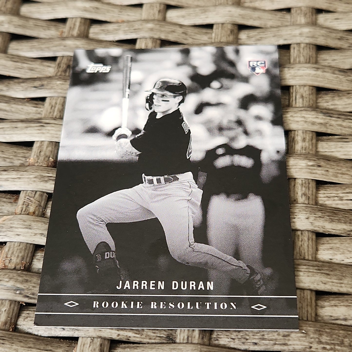 Topps Black & White Rookie Resolution Jarren Duran RC #RR-4