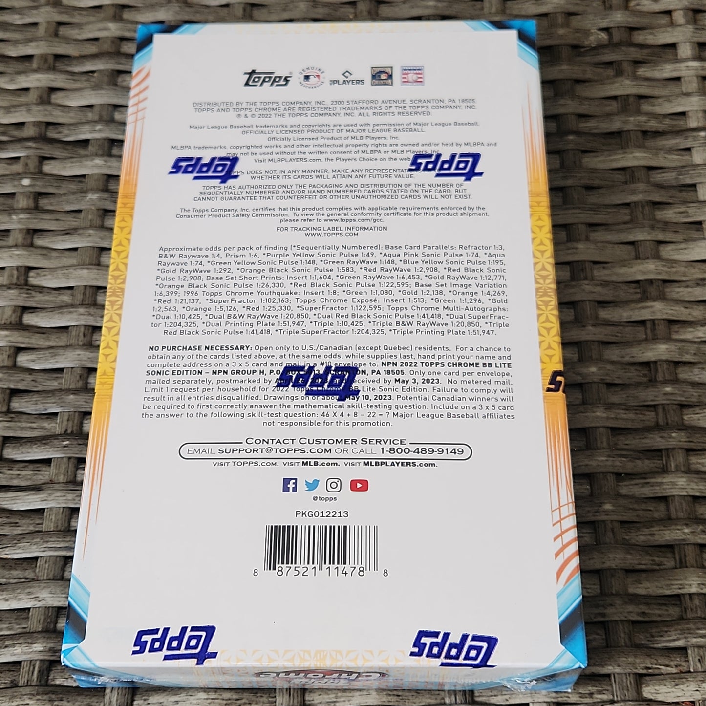 Sealed Topps 2022 Sonic Lite MLB