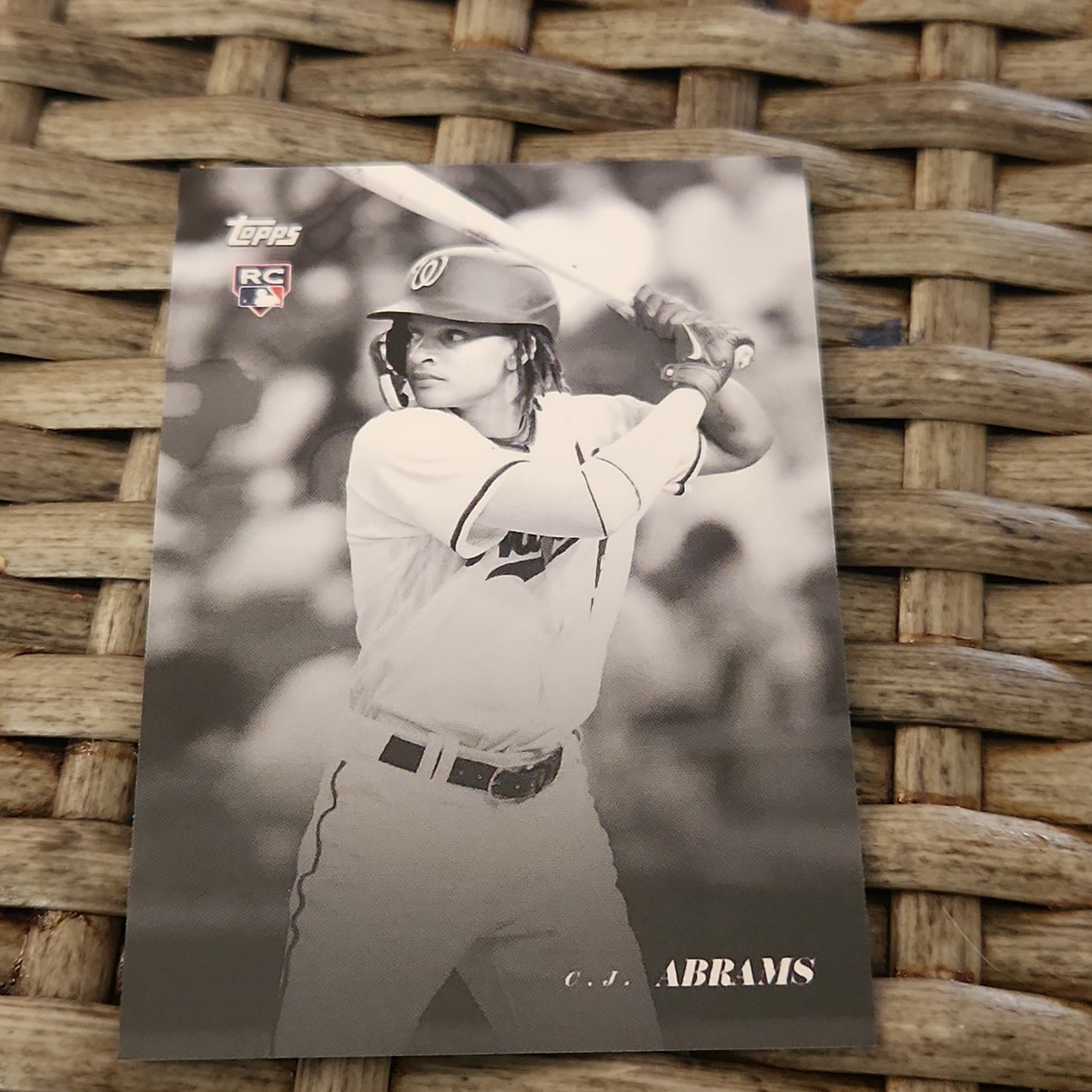 Topps Black & White C.J. Abrams RC #8