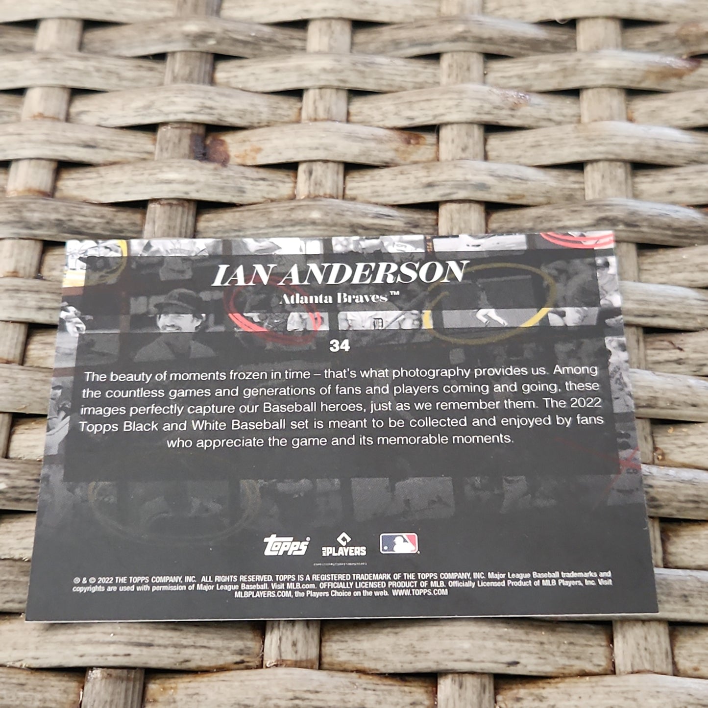 Topps Black & White Ian Anderson #34