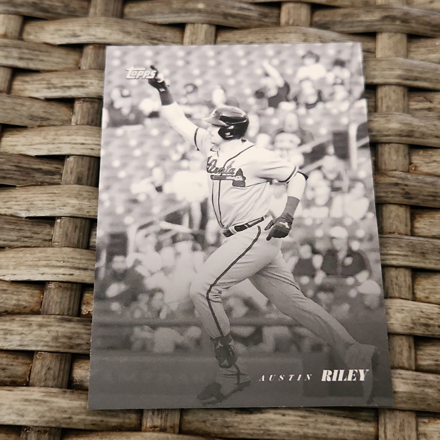 Topps Black & White Austin Riley #75