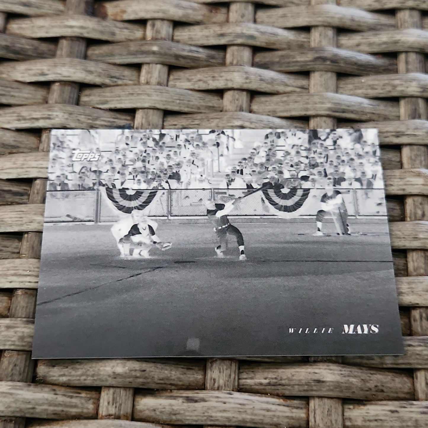 Topps Black & White Photo Negative Willie Mays 23/99 #90