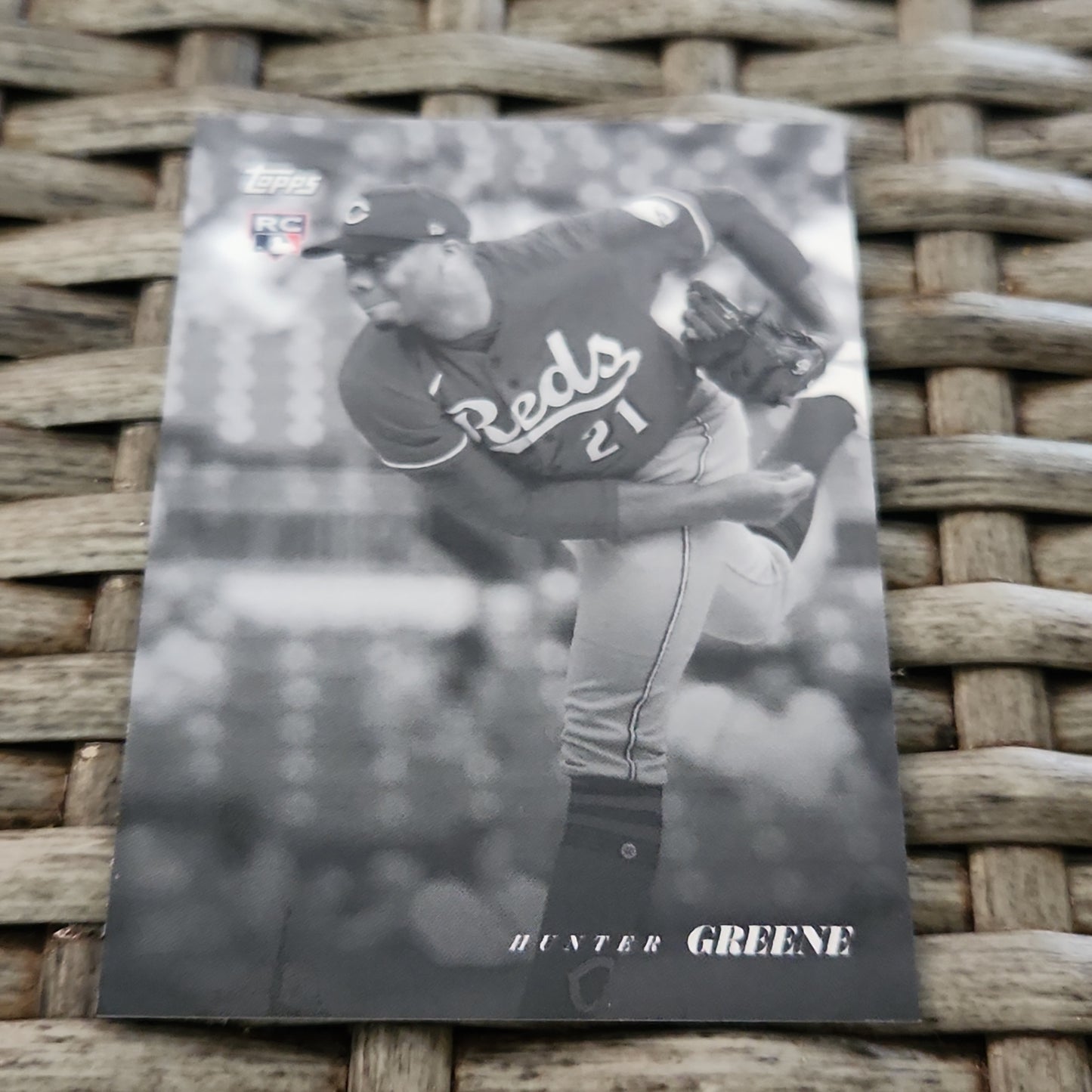 Topps Black & White Hunter Greene RC #6