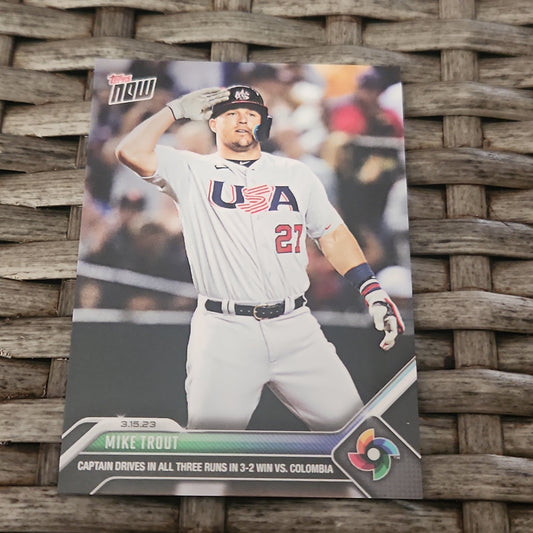 Topps Now Mike Trout #WBC-51