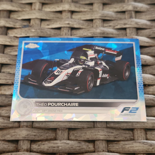 Topps Chrome Saphire Théo Pourchaire #138