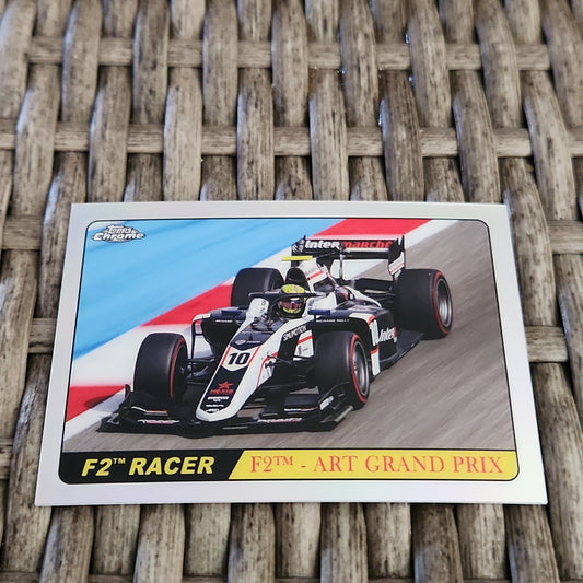 Topps Chrome F2 Art Grand Prix Théo Pourchaire #T68-TP