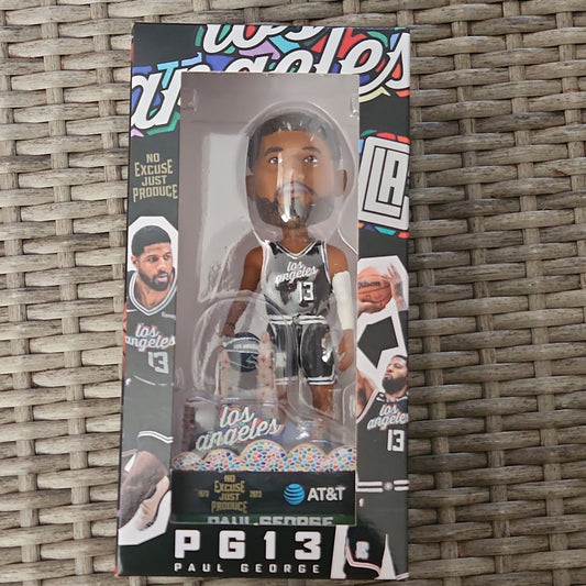 Los Angles Clippers PG13 Paul George Bobble Head /10,000 No Excuse Just Produce