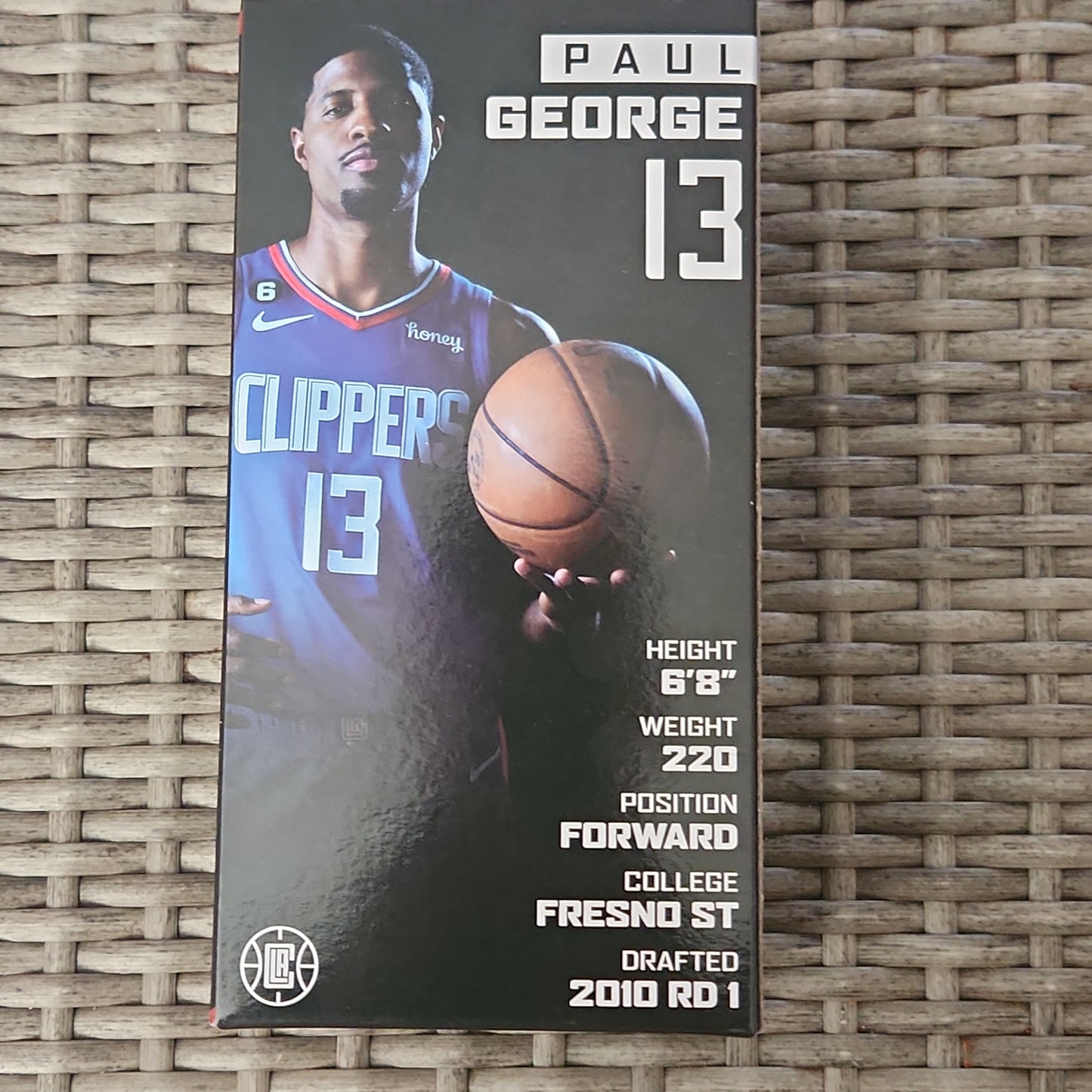 Los Angles Clippers PG13 Paul George Bobble Head /10,000 No Excuse Just Produce