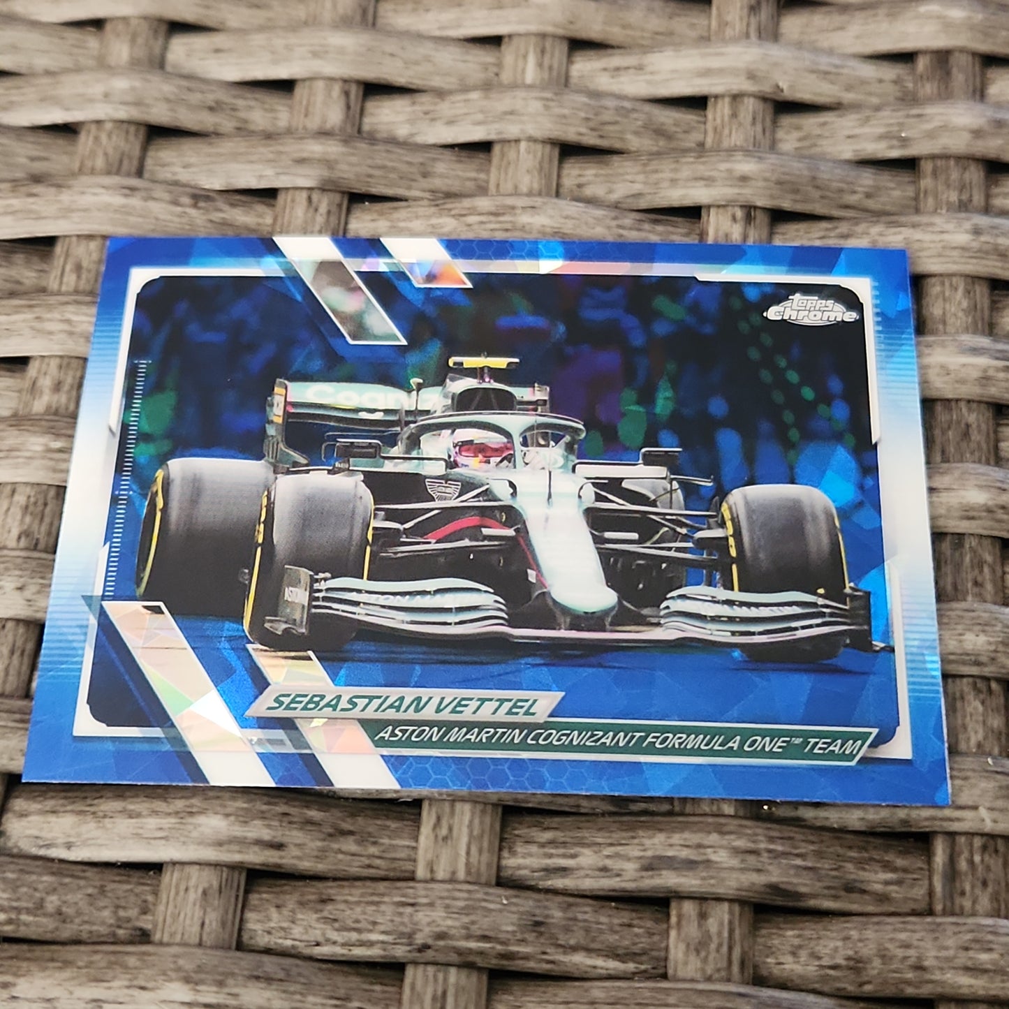 Topps Chrome Blue Saphire Sebastian Vettel #102