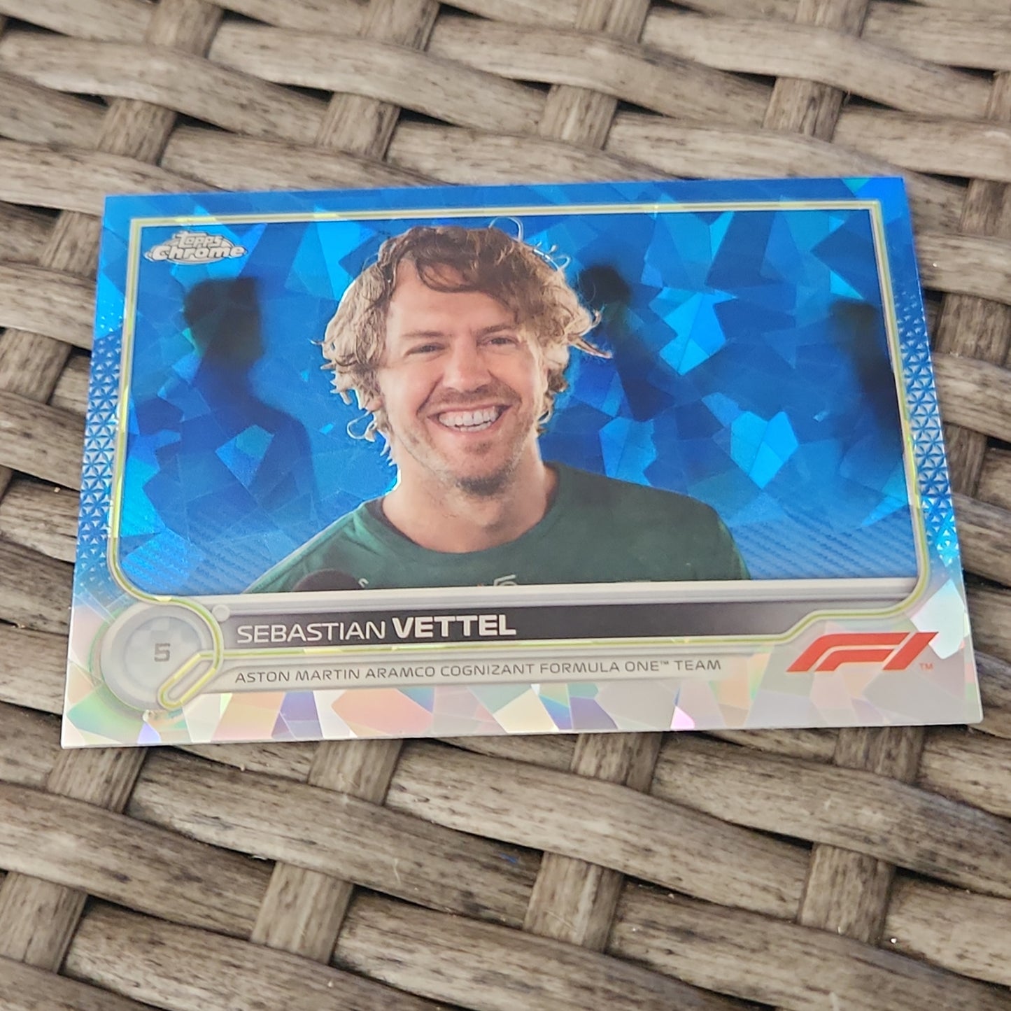 Topps Chrome Blue Saphire Sebastian Vettel #12