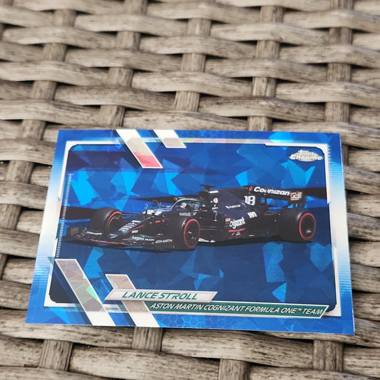 Topps Chrome Blue Saphire Lance Stroll #103