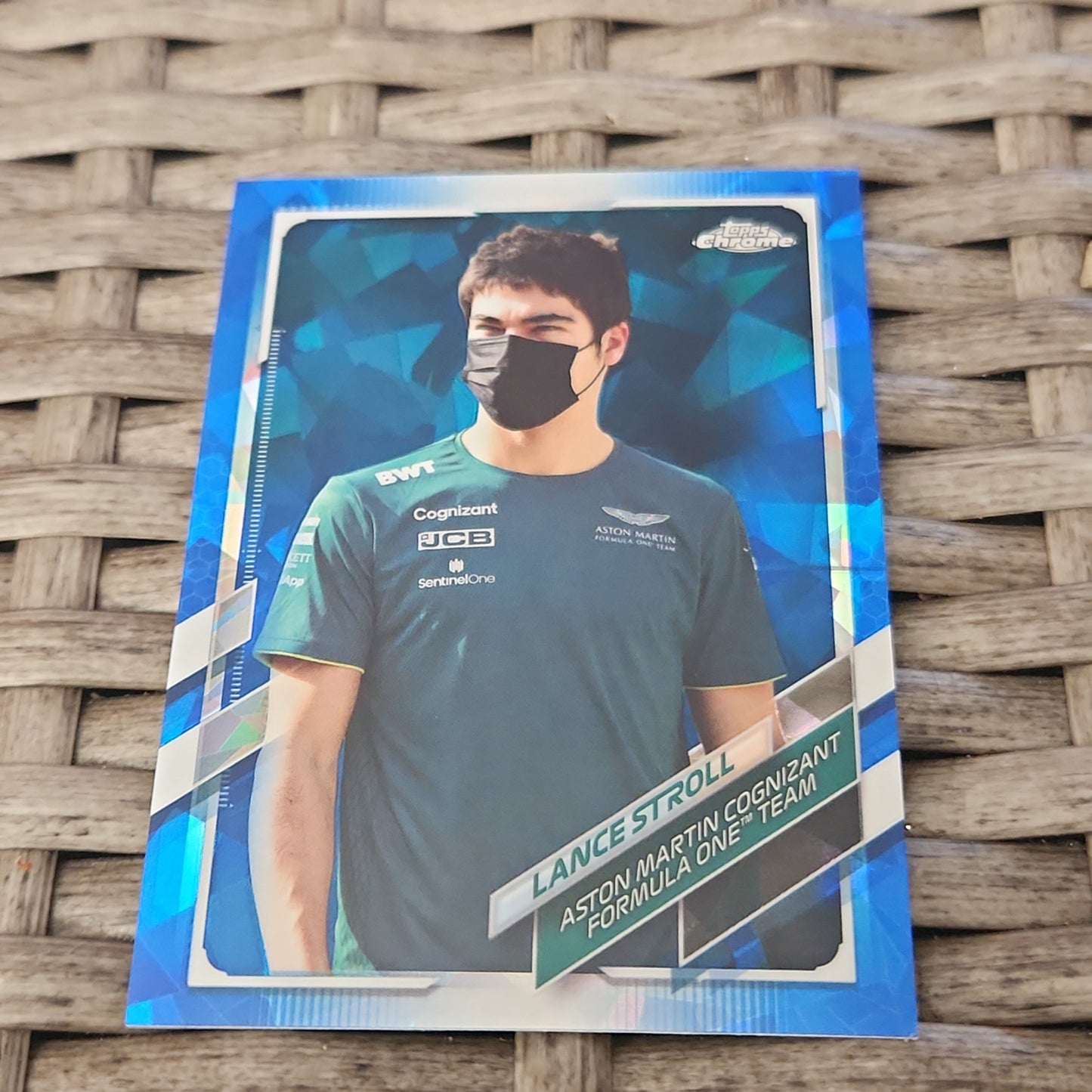 Topps Chrome Blue Saphire Lance Stroll #24