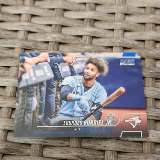 Topps Stadium Chrome Blue Lourdes Gurriel Jr. 012/199 #165