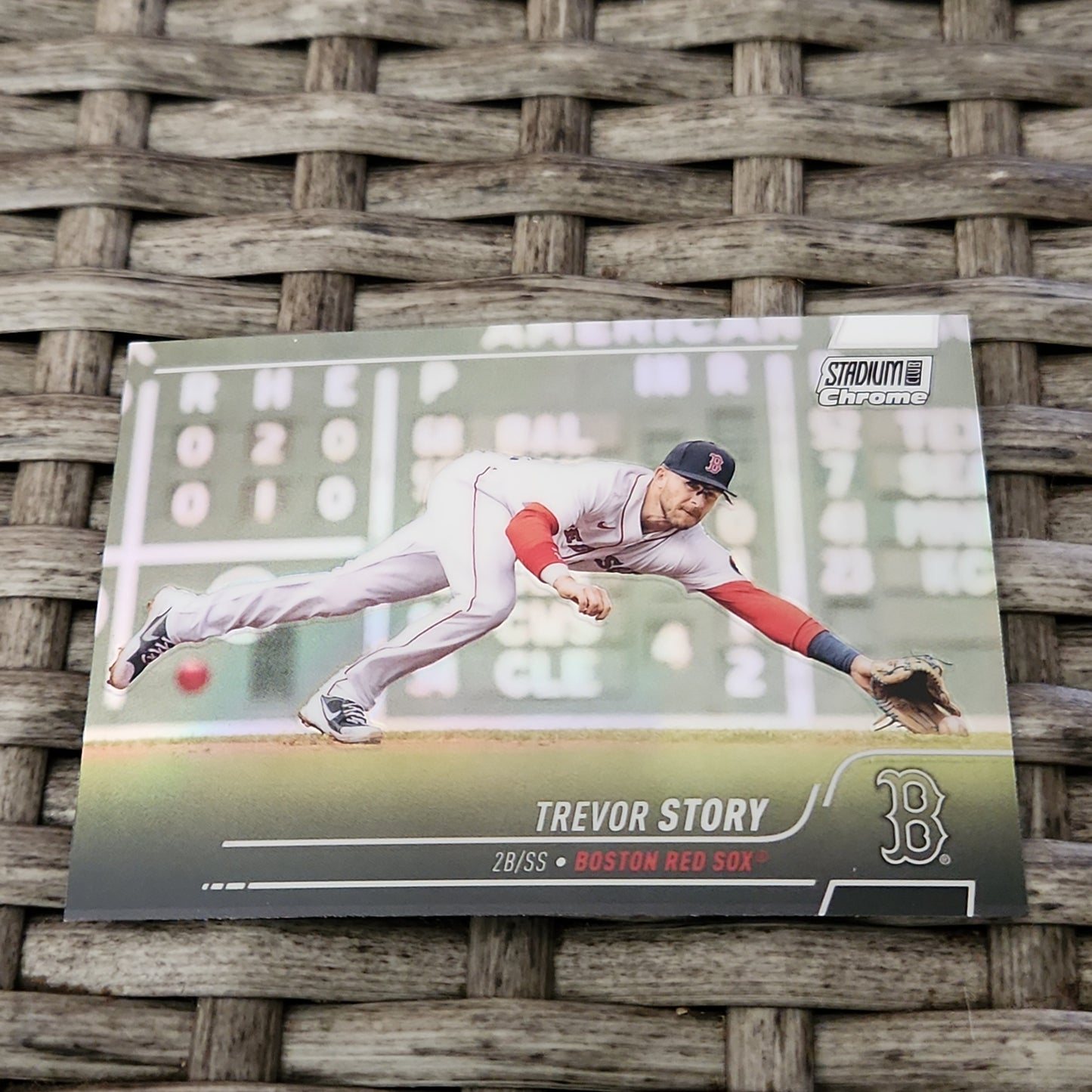 Topps Stadium Chrome Refractor Trevor Story #245