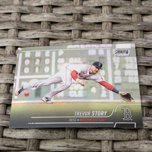 Topps Stadium Chrome Refractor Trevor Story #245