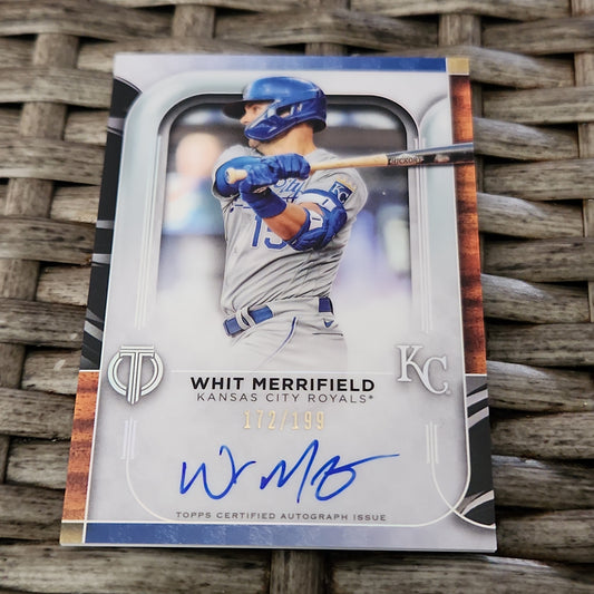 Topps KC Whit Merrifield Auto 172/199 #TA-WM