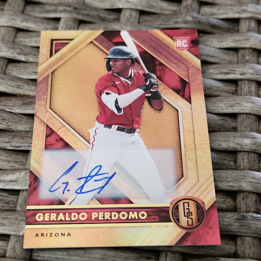 Panini Golden Standard Geraldo Perdomo RC Auto #16