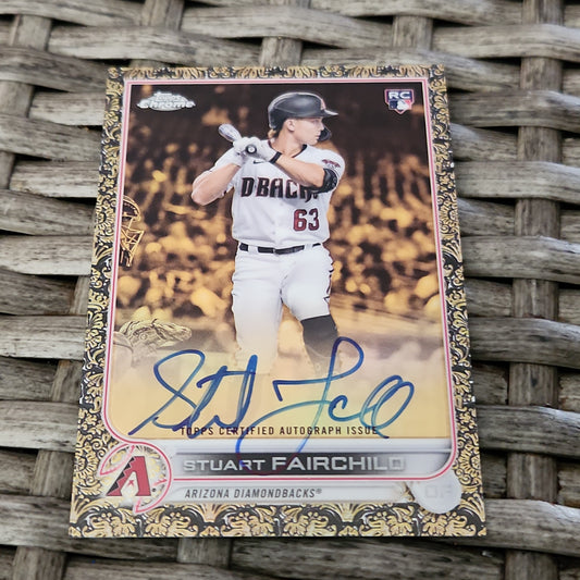 Topps Chrome Gilded Stuart Fairchild RC Auto 98/99 #GEA-SF
