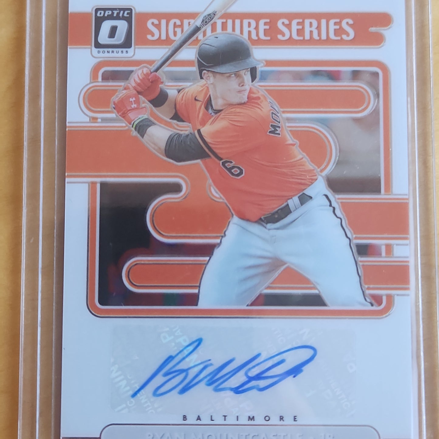 2021 Panini Donruss Optic Ryan Mountcastle AUTO Signature Series insert #SS-RM Baltimore Orioles