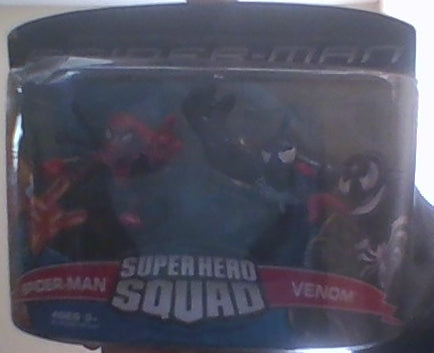 Spider-Man and Venom  Super Hero Squad 2 pack