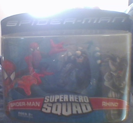 The Spider-Man and Rhino Super Hero Squad 2-pack