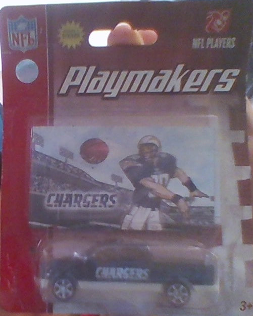 Playmakers NFL Chargers Truck and chargers sticker