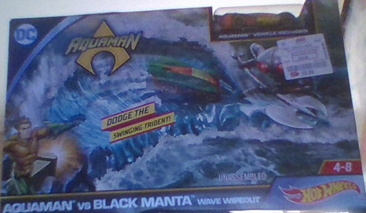 HotWheels DC comics Aquaman vs Black Manta wave wipe-out