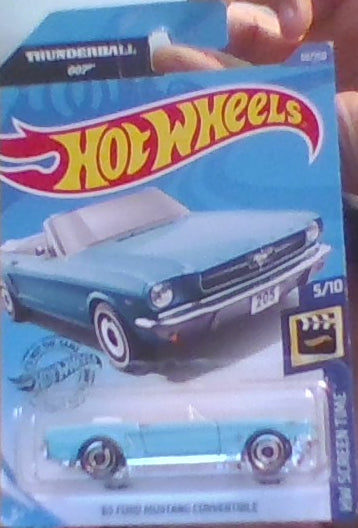 HotWheels 007 Thunderball 1965 Ford Mustang Convertible