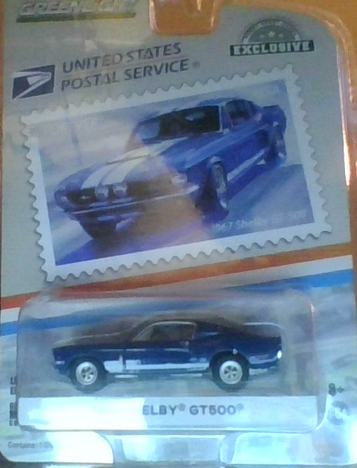 GreenLight collectibles 1967 Shelby GT500 and Mail Stamps