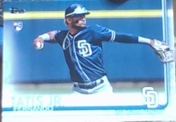 2019 Topps Series 2 Fernando Tatis Jr RC, #410, Padres