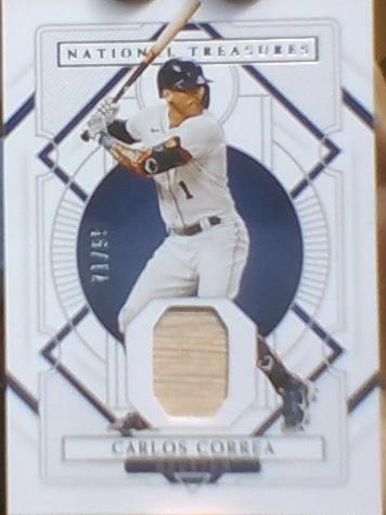 2021 Panini National Treasures /99 Carlos Correa #83