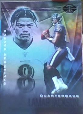 2020 Panini illusions Lamar Jackson - Baltimore Ravens - Card No.3