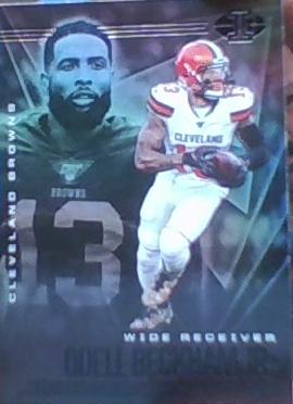 2020 PANINI ILLUSIONS #58 ODELL BECKHAM JR. CLEVELAND BROWNS FOOTBALL