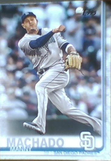 2019 TOPPS SERIES 2 582 Montgomery Club - MANNY MACHADO # 500 - NRMNT/MINT