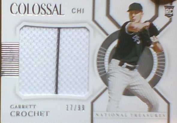 2021 National Treasures Colossal Materials Garrett Crochet 17/99