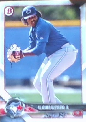 2018 Bowman Vladimir Guerrero Jr. Prospect RC #BP150, Blue Jays!