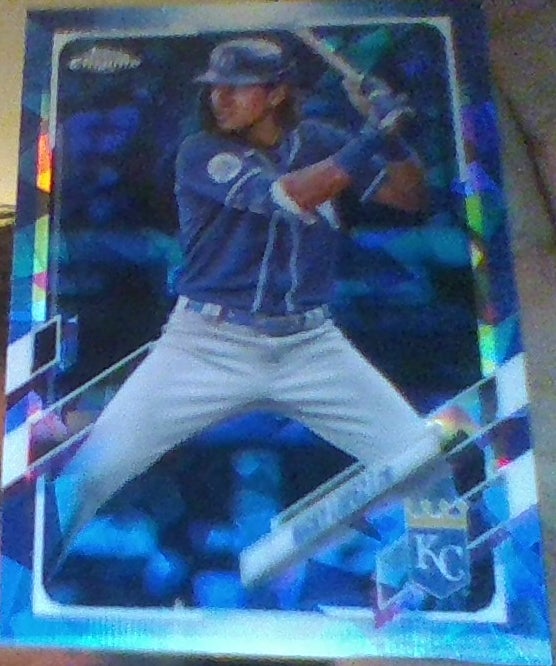 2021 Topps Chrome Sapphire Edition Nicky Lopez #415 Kansas City Royals