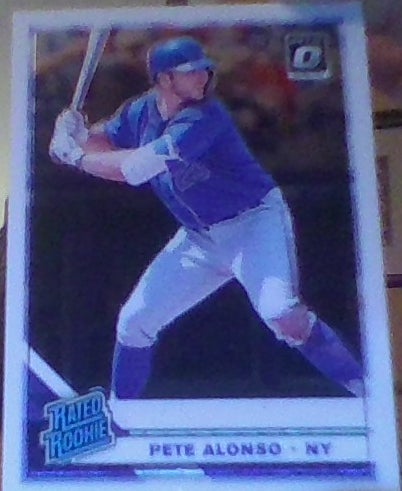 Pete Alonso 2019 Donruss Optic Rated Rookie Card 82