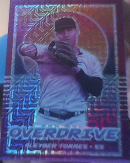 2021 Panini 88/99 Chronicles Overdrive Gleyber Torres PURPLE Mojo #6