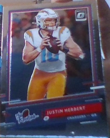 2020 Panini Donruss Optic The Rookies Justin Herbert #TR JH Rookie RC