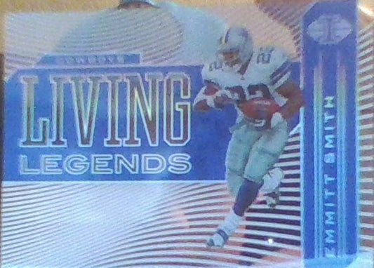 2020 Panini Illusions Living Legends Sapphire Emmitt Smith #LL8 HOF