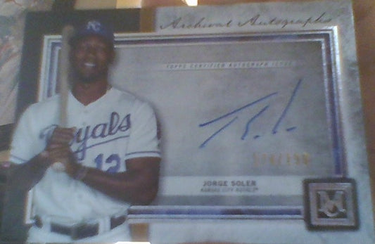 2020 Topps Museum Collection Archival Auto 174/199 Jorge Soler #AA JS Auto