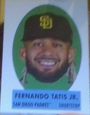 2021 Topps Archives Peel Off #69PO-2 Fernando Tatis Jr. - San Diego Padres