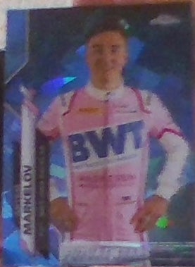 2020 Topps Chrome Sapphire F2 Artem Markelov Future Stars #51