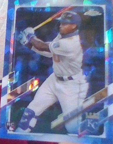 2021 Topps Chrome SAPPHIRE EDITION REFRACTOR Nick Heath #122 ROOKIE KC Royals RC