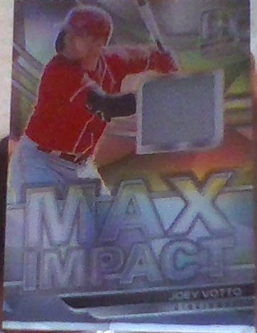 2021 PANINI SPECTRA JOEY VOTTO GU JERSEY PATCH MAX IMPACT PRIZM CINCINNATI