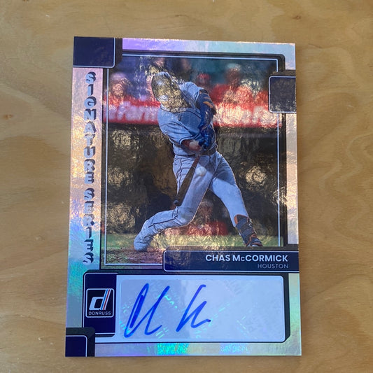Panini Signature Series Auto Chas McCormick #SS-CM