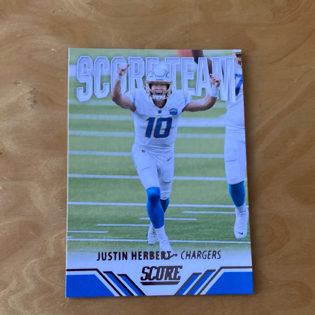 Panini Score ScoreTeam Justin Herbert #ST19