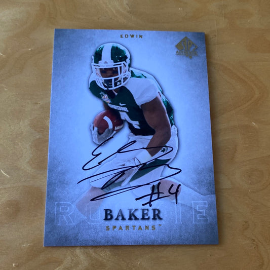 Upper Deck Rookie Auto Edwin Baker #124